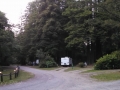 Pull-thru RV sites at the Emerald Forest of Trinidad