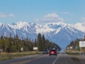 Mountain view from Tok, Alaska