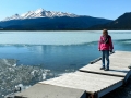Kim at Muncho Lake - Muncho Lake Provincial Park, BC