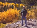Jerry at Aspen grove in the Tioga Pass