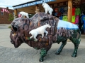 One of Many Buffalo Sculptures in Custer, SD