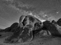 Milky Way Rise Over Cyclops/Triple Arch - Alabama Hills, California