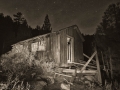 Abandoned Cabins in the Sonora Pass - black & white