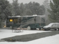 Rare snowfall at Silent Valley Club - Winter 2018