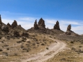 Trona Pinnacles - Road and Pinnacles