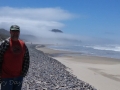 Jerry on beach at Carl G. Washburne Memorial State Park