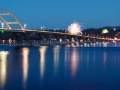 Fireworks at Waldport/Alsea Bay Bridge